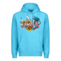 Ocean Blue nails Premium Hoodie - BarkalooDesign