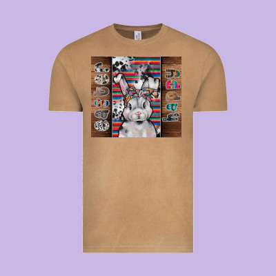 Happy Easter Vintage Tee Designed By Cowhidedigitalart