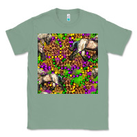Sage mardi gras leopard horse seamless pattern Classic Tee - FaDigitalArtStudio