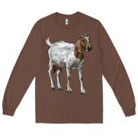 Chestnut Boer Goat Long Sleeve Tee - LillyAllenDesigns