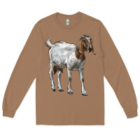 Toasted Coconut Boer Goat Long Sleeve Tee - LillyAllenDesigns