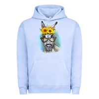 Pigment Grape Ice Sunflower Glasses Donkey Urban Hoodie - RanaPortraitStore