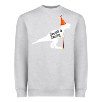 Heather Grey Seven a Saurus Heavyweight Sweatshirt - Bettercallsaul