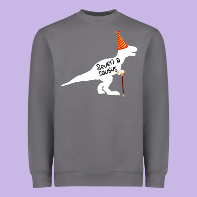 Seven A Saurus Heavyweight Sweatshirt Designed By Bettercallsaul