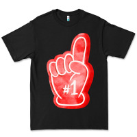 Black number one foam finger Premium Tee - FaDigitalArtStudio