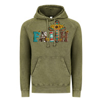 Vintage Olive faith Vintage Hoodie - Artiststas