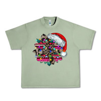 Oil Green serape and leopard christmas Urban Heavy Tee - CowhideDigitalArt