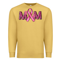 Antique Gold cancer ribbon mom Premium Sweatshirt - RanaPortraitStore