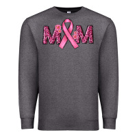 Charcoal Heather cancer ribbon mom Premium Sweatshirt - RanaPortraitStore