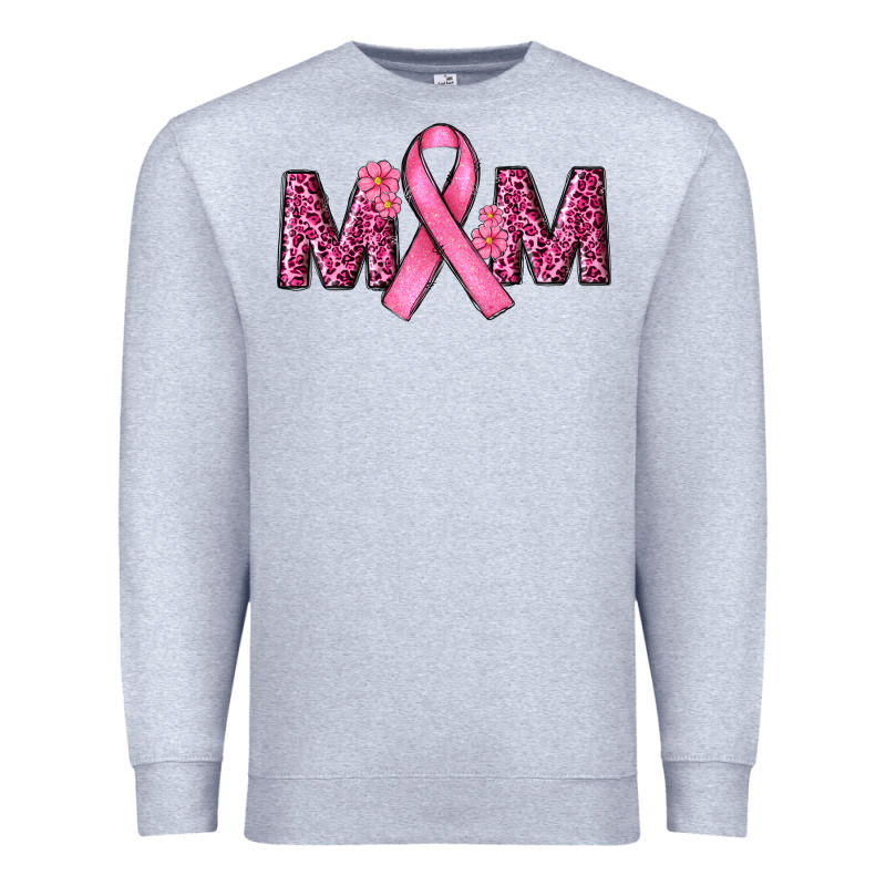 Cancer Ribbon Mom Premium Sweatshirt by RanaPortraitStore | Teevron