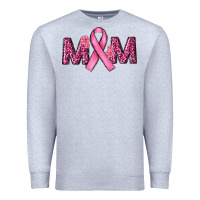 Heather Grey cancer ribbon mom Premium Sweatshirt - RanaPortraitStore