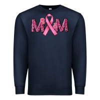 Navy cancer ribbon mom Premium Sweatshirt - RanaPortraitStore