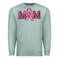Seafoam cancer ribbon mom Premium Sweatshirt - RanaPortraitStore