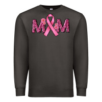 Smoke cancer ribbon mom Premium Sweatshirt - RanaPortraitStore