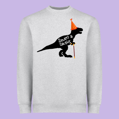 Seven A Saurus Heavyweight Sweatshirt Designed By Bettercallsaul
