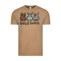 Vintage Coffee Happy Easter Vintage Tee - CowhideDigitalArt