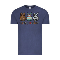 Vintage Denim Happy Easter Vintage Tee - CowhideDigitalArt