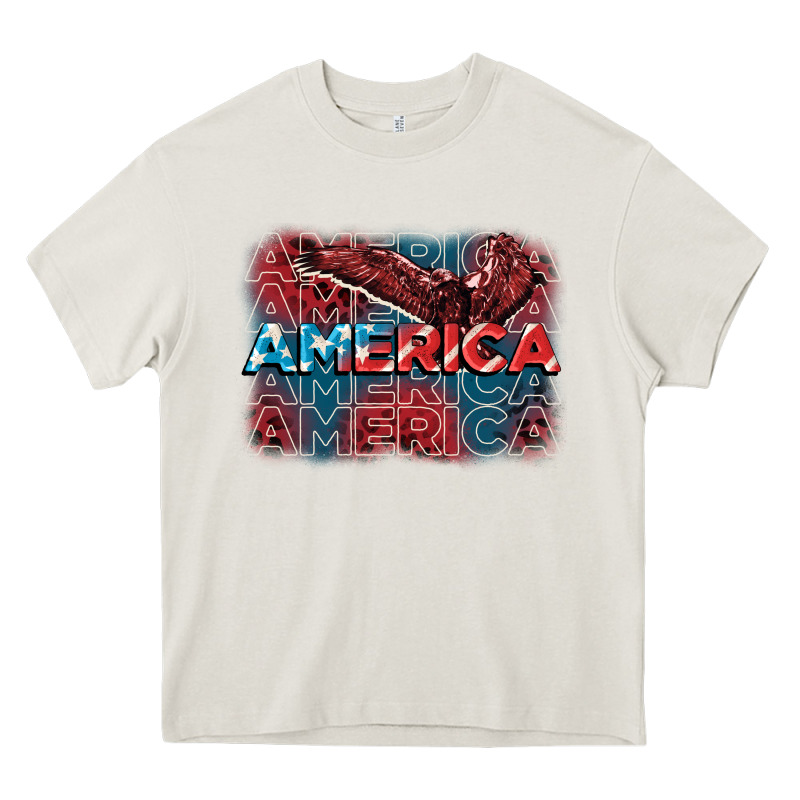 America America America America 4th Of July Heavy Core Tee by FaDigitalArtStudio | Teevron