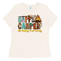 Happy Camper Be Happy Or Go Away Ladies Tee | Teevron