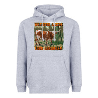 Heather Grey whatever lassos your longhorn Heavyweight Hoodie - RanaPortraitStore