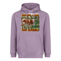 Lavender whatever lassos your longhorn Heavyweight Hoodie - RanaPortraitStore