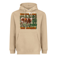 Mushroom whatever lassos your longhorn Heavyweight Hoodie - RanaPortraitStore