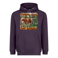Plum whatever lassos your longhorn Heavyweight Hoodie - RanaPortraitStore