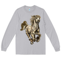 Moon Dust percheron horse Long Sleeve Tee - LillyAllenDesigns