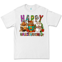 White Happy hallothankmas coffee cups Premium Tee - FaDigitalArtStudio
