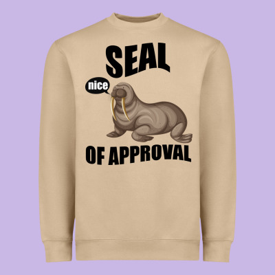 Seal Nice Of Approval Heavyweight Sweatshirt Designed By Bettercallsaul