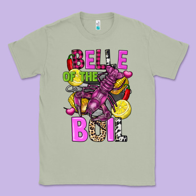 Belle Of The Boil Crawfish Classic Tee Designed By Fadigitalartstudio