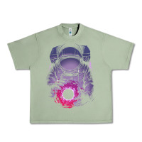 Oil Green astronaut deep space Urban Heavy Tee - maiPhamDesign
