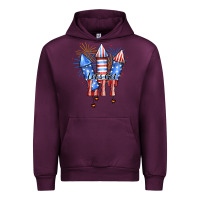 Mauve Wine Let's Get Lit Urban Hoodie - RanaPortraitStore