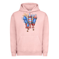 Pigment Salmon Let's Get Lit Urban Hoodie - RanaPortraitStore