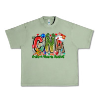 Oil Green Christmas CNA Urban Heavy Tee - CowhideDigitalArt