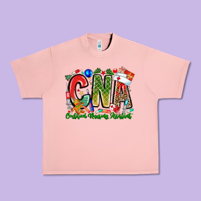 Christmas Cna Urban Heavy Tee Designed By Cowhidedigitalart
