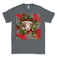 Charcoal Heather Christmas merino Classic Tee - BarkalooDesign