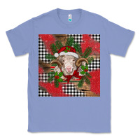 Colony Blue Christmas merino Classic Tee - BarkalooDesign