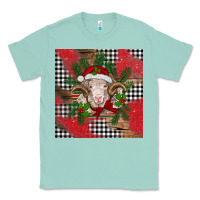 Seafoam Christmas merino Classic Tee - BarkalooDesign