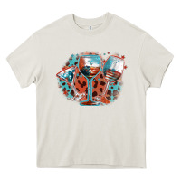 Cream American wines Heavy Core Tee - FaDigitalArtStudio