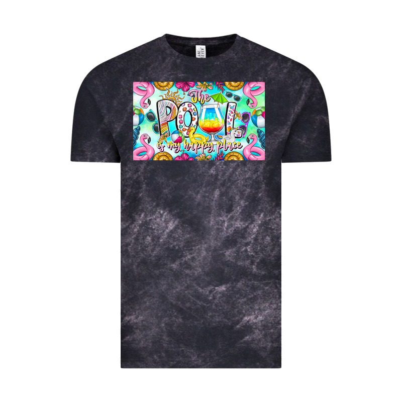 The Pool Is My Happy Place Vintage Tee by CowhideDigitalArt | Teevron