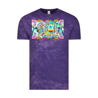 Cloud Purple The Pool Is My Happy Place Vintage Tee - CowhideDigitalArt
