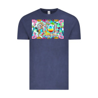 Vintage Denim The Pool Is My Happy Place Vintage Tee - CowhideDigitalArt