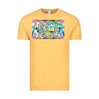 Vintage Mustard The Pool Is My Happy Place Vintage Tee - CowhideDigitalArt
