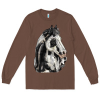 Chestnut paint horse Long Sleeve Tee - LillyAllenDesigns