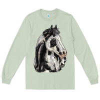 Matcha paint horse Long Sleeve Tee - LillyAllenDesigns