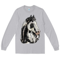 Moon Dust paint horse Long Sleeve Tee - LillyAllenDesigns