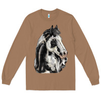 Toasted Coconut paint horse Long Sleeve Tee - LillyAllenDesigns