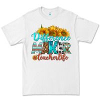 White difference maker teacher life Premium Tee - BundleAndBundleShop