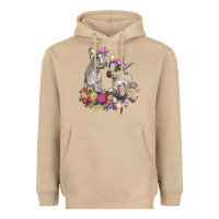 Mushroom floral baby goats Heavyweight Hoodie - RanaPortraitStore